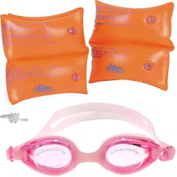 Swimming Armbands & Google Pair Set Inflatable Pool Accessory Swimming Kit-picture-21