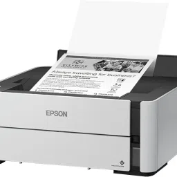Epson EcoTank M1170 Multi-function WiFi Monochrome Ink Tank Printer (Black Page Cost: 15 Paise) with Ultra-high yield Up to 6000 pages & duplex printing image 2