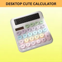 Desktop Calculator, 12-Digit Large LCD and Large Buttons for Office, Homes E30 Basic Calculator-image-105