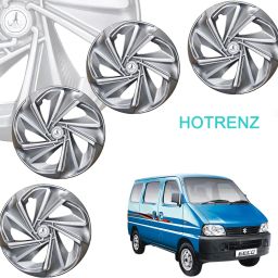 CAR WHEEL CAP/ WHEEL COVER TWIST "SILVER" 13 INCH Wheel Cover For Maruti Eeco, Zen Estilo, Accent, S-Presso Lxi, Alto K10, Esteem, A-Star, i10, Spark, Indica-image-67