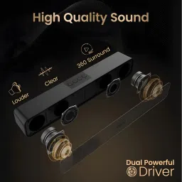 XVEP E91 Alpha Beats (PORTABLE HOME TV) Dynamic Thunder Sound 2400mAh Battery(4) 20 W Bluetooth Speaker image 2