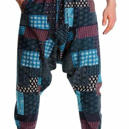 Printed Cotton Men Harem Pants-image-38