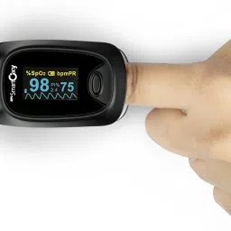 BPL Medical Technologies Smart Oxy Finger Tip Pulse Oximeter |SPO2 - Black Pulse Oximeter-image-23