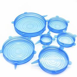 ® Silicone Stretch Lid - Multi Size Set Of 6 Silicone Lids Food and Bowl Covers - Reusable Stretch Lids Cover Wrap For Cans, Containers, Mugs, Mason Jars And Bowls - Perfect Baking and Cooking Kitchen Gadgets 12 inch Lid Set (Silicone) 8 inch Lid Set, Pack of 12-image-97