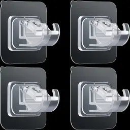 White Curtain Hooks Metal-6
