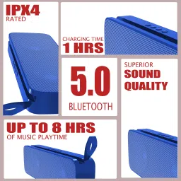 RZW 4180 Bass Splashproof Wireless with USB | Mic | Aux | SD Card Soundbar 16 W Bluetooth Home Theatre-image-30