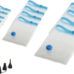 Set of 12 50x70 60x80 80x110 with Electric Air Pump Miscellaneous Storage Vacuum Bags-9