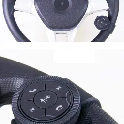 QAWACHH Steering Wheel Controller Universal Button Key Remote, Universal for car Round Multipurpose Controller image 3