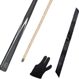 combo of snooker n pool vaccum joint cue with cue cover n glove (Qmin cue) Snooker, Billiards, Pool Cue Stick-image-47