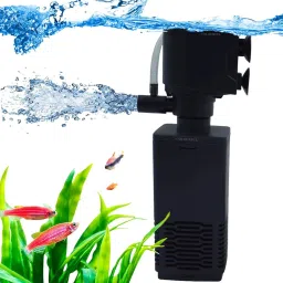 Aquarium Internal Liquid Filter | 420F | 6W | 40-70 LTR Tank, Set of 1 Corner Aquarium Filter-picture-18