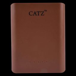 CATZ 10000 mAh Power Bank (1 Micro USB & 2 Type A Ports, Intelligent Safety Protection, Brown)-image-6