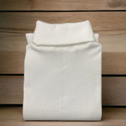 Men Solid Turtle Neck White Sweater-image-18