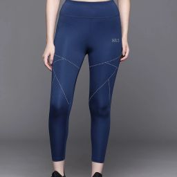 Printed Women Blue Tights-image-33