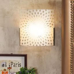 new era Off Glass Flush Mount Wall Light (White)-picture-1