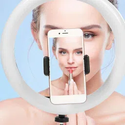 Wrapo 10 inch Selfie Ring Light with Adjustable Tripod Stand for YouTube Video Shoot/Makeup Shoot/Studio Shoots/Instagram Video Shoot. Many More Ring Flash image 5