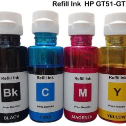 ZOKIO Refill ink for GT51, GT52 GT5810,GT5820,GT5811,GT5821,310,319,410,415 Black + Tri Color Combo Pack Ink Bottle-image-4