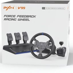HG WORLD V99 Pro Gaming Racing Steering Wheel Simulator 270/900° for XBox Series S/X Motion Controller-image-26