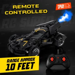 fiddlerz Remote Control Car for Kids with Mist Spray Flashing Lights and Rechargeable image 2