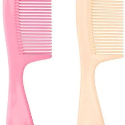 Medium Fine Teeth Handle Combs for Women, Pack of 2-image-90