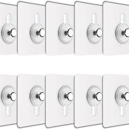 Self Adhesive 6mm Nail Hook for hanging Photo Frame, Wall Clock, Transparent Hook 10-16