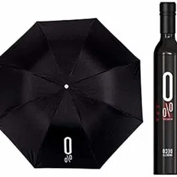 Wine Bottle Shape Mini Compact Foldable Umbrella with Plastic Case Umbrella-picture-4