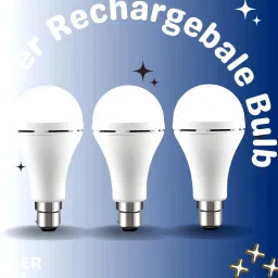 Rechargeable Emergency Bulb Inverter Bulb, 3Hr battery backup_Pack oF 3 G136 3 hrs Bulb Emergency Light-image-71