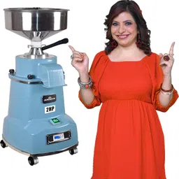 jaisinghani group 2HP Table Top Stone Flour Mill with Digital Volt/Amp Meter & BLDC Motor Flourmill-picture-1