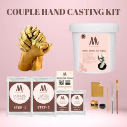 Hand Casting Kit for Couples | for Couple, Parents, Grandparents | With Test Kit-12
