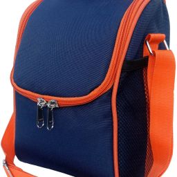 Navy Blue Waterproof Lunch Bag-image-42