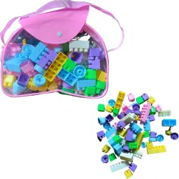 jwaline Building Blocks for Kids with Wheels and Construction Block Game image 4
