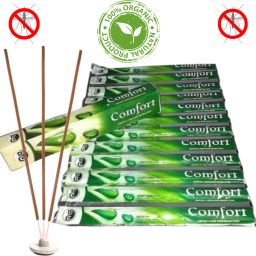 Comfort Mosquito Repellent 120 Herbal Incense Sticks Mosquito killer Machhar Agarbatti for indoor, Mosquito net bat incense sticks, Citronella, Lemongrass-5