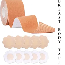 Women's Cotton Spandex Multipurpose Breast Lift Tape. Nursing Breast DN113 Nursing Breast Pad-image-63