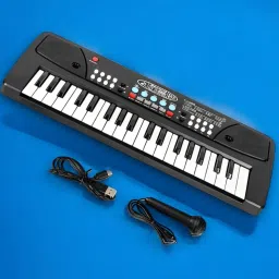 H20(37 Keys )Piano Toy with Microphone, USB Power Cable & Sound Recording Best Birthday Gift for Boys and Girls Musical Instruments Analog Portable Keyboard-image-39