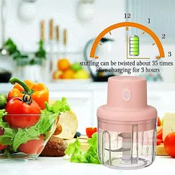 Electric Wireless Mini Garlic Chopper Electric Vegetable & Fruit Chopper-picture-8