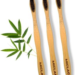Wooden Bamboo Toothbrush For Kids 3Piece Soft Toothbrush-image-36