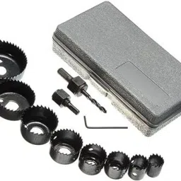 11" Pcs Drill Hole Saw Set with Carry Case | Precise Cutting for Wood & Plastics-picture-30