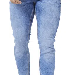 spykar Men Slim Low Rise Dark Blue, Blue Jeans-picture-5