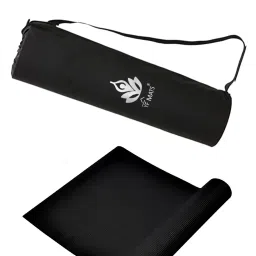 6MM(black+cover) - Best Quality and Anti slip Eva Eco Friendly With free Bag Black 6 mm Yoga Mat-image-42