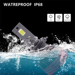 MACBOT H4/H19 Type LED Headlight Bulb 160 Watt M80-H4, with 2-Year Replacement Warranty - Made in India for Cars (80 Watt Each Bulb) Super Bright White Light, Easy Installation image 3