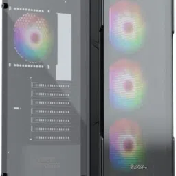 COCONUT CORE 200M Mid Tower Cabinet with USB 2.0 and USB 3.0 Ports Compatible with Gaming Console-image-1