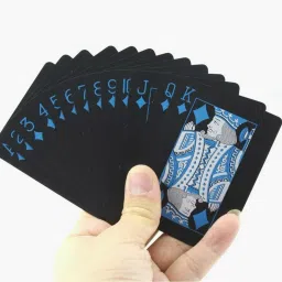 kroniv Premium Quality Classic Waterproof 54 Pieces of PVC Plastic Magic Tricks Tool Poker Playing Card image 2