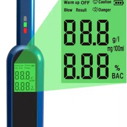 Professional Alcohol Tester Breathalyzer Pocket Digital Detector Breath Analyzer Analytical Scale-0