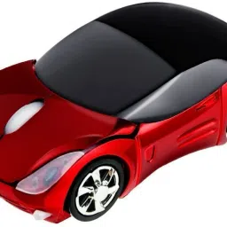 microware New 2.4GHz Wireless 3D Sports Racing Car Shaped Optical USB Mouse. for Laptop Tablet Mouse Computer Cordless Gaming Mouse for Home Office Wireless OpticalGaming Mouse-22