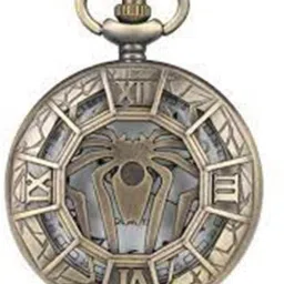 PDY Fashion SPIDER DESIGN POCKET WATCH POCKET WATCH KEYCHAIN Bronze Bronze Pocket Watch Chain-image-12