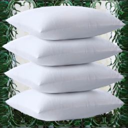 LUXURY Polyester Fibre Solid Sleeping Pillow Pack of 4-image-67