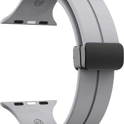 Priavy Smart Watch Strap for Ultra Watch 49 mm, Series 8 / 7 45 mm, Series 6 / 5 / 4 44 mm, Series 3 / 2 / 1 42 mm, T800 Ultra, Watch 8 Ultra, i8 Pro Max, W26, T800 magnetic Belt(grey ) Smart Watch Strap-image-28
