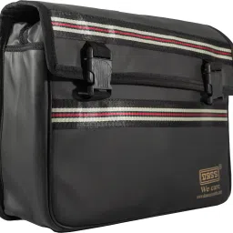 Motorcycle Side Bag LX2 Waterproof Leather Saddle Bag Black Polyethylene Motorbike Saddlebag-24