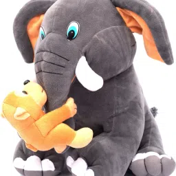 MERATOY.COM ELEPHANT WITH MONKEY - 35 cm-picture-21