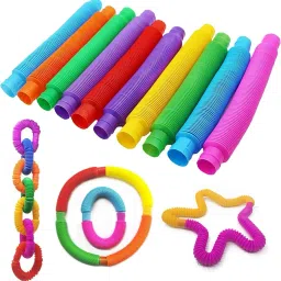 Pop Tubes Sensory Toys, Motor Skills Stocking Stuffers Toddler Toys(Pack OF 12)-18