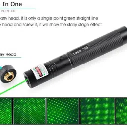 Zadinga 5 in 1 Effect Green Beam Laser Light Rechargeable Original 303 Laser Pointer image 4